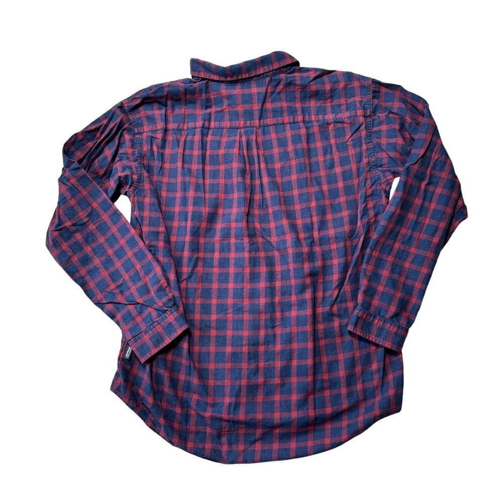 PATAGONIA Long Sleeve shirt, XL, Lightweight Flannel Red & Blue Plaid - Picture 2 of 8